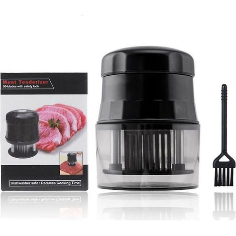 Attendrisseur de viande à lame en acier inoxydable pour barbecue, steak, poulet, côtelettes de porc, dinde et poisson (1/3)
