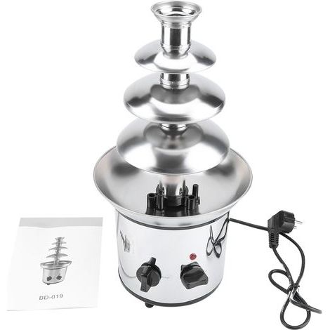 Fontaine à fondue au chocolat, fabricant en acier inoxydable pour mariage à l'hôtel