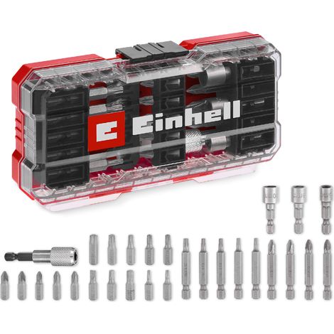 Einhell S-CASE Bitset 28tlg LS 108613 Bit-Set 1/4" (6.3 mm), TORX, PZ, PH, Schlitz, Sechskant (1/5)