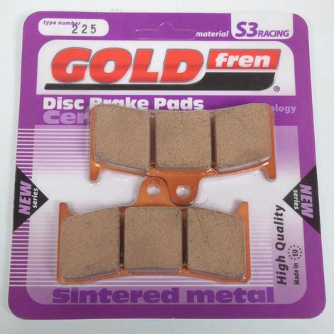 Plaquette de frein Gold Fren pour moto Beringer Etrier 6 pistons (1/2)