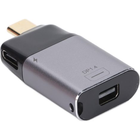 Adaptateur USB-C vers Mini DisplayPort avec Alimentation et Support 4K (1/5)