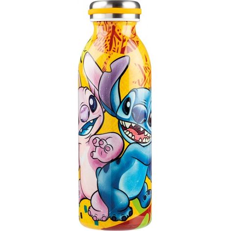 Bottiglia Termica Stitch & Angel Giallo 500 ML EGAN