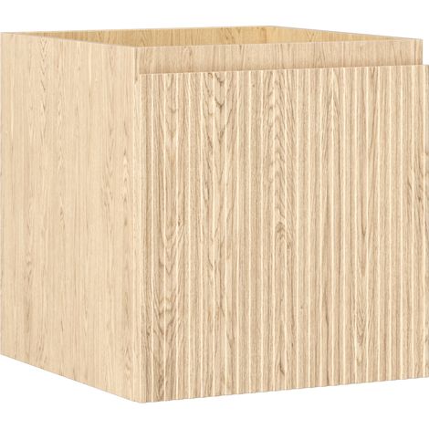 Mexen Rivel mobile bagno sospeso 45 cm, 1 cassetto, scanalato, rovere - 91A20-04547-1-BF81 (1/5)