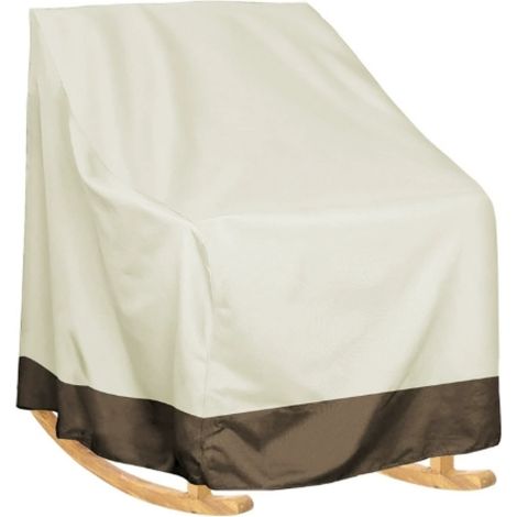 Funda para mecedora, impermeable, resistente, para uso exterior, protección de muebles de jardín. (1/5)