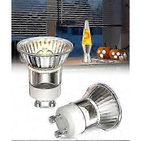 Ampoule lampe à lave GU10 35 W, mini MR11 halogène, réflecteur, 200 lm, blanc chaud 2700 K, angle de faisceau spot 24°, dimmable (1/5)