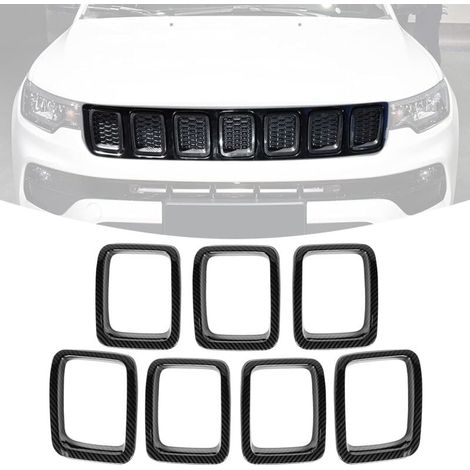 Grille de protection en fibre de carbone pour Jeep Compass MP 2017-2020 (1/4)