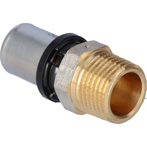 Boquilla de conexión Purmo Cleverfit con rosca externa 16x1/2" GZ (1/5)