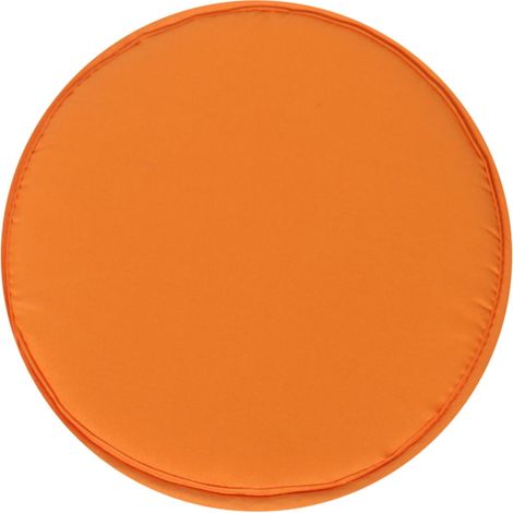 Coussin De Chaise Rond - 30 Cm - Polyester - Pour Jardin Terrasse Bistrot Patio Intérieur - 1 Pièce (1/5)