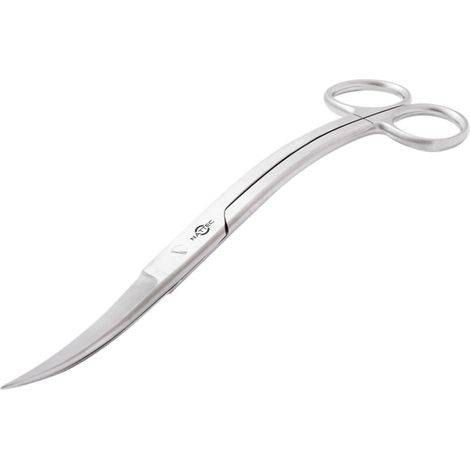 Aquarienschere, gewellt, für Pflanzen, Edelstahl, 20 cm