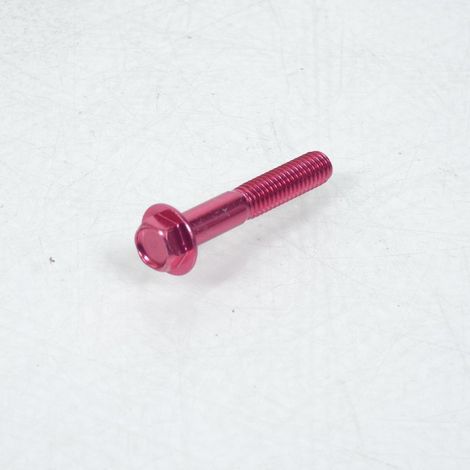 hexagonale schraube 8mm m6 steigung 100 35mm rot eloxiert 3as