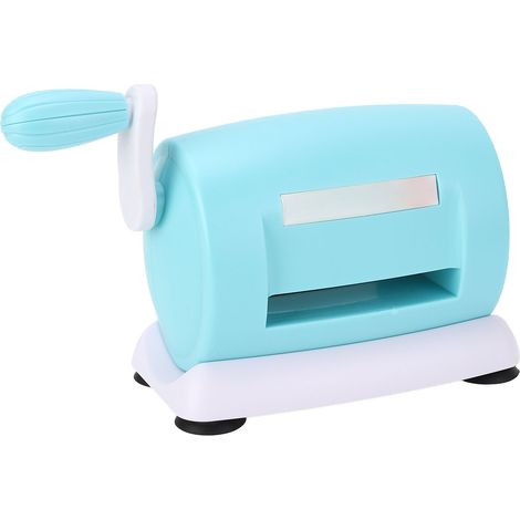 Mini machine de découpe et d'embossage manuelle à manivelle pour albums photo, loisirs créatifs et scrapbooking. (1/5)