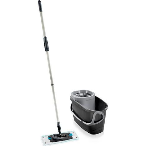 Leifheit Bodenwisch-Komplett-Set Clean Twist M Ergo 33 cm black Bodenwischer (1/3)