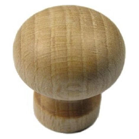 Bouton bombé classique bois brut de diamètre 25mm - SELECT HARDWARE – 118931