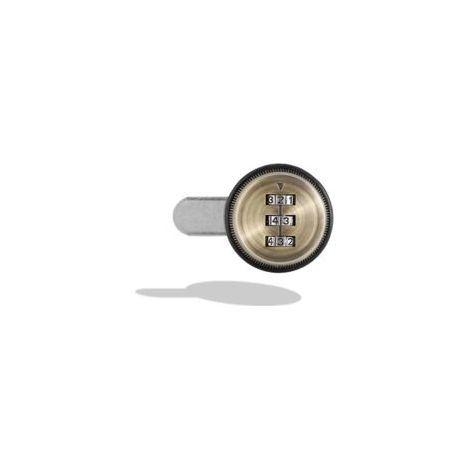 Combination Cam Lock, 3 Digit Mechanical Combination Lock, Keyless Mailbox Lock - Crezuo (1/4)