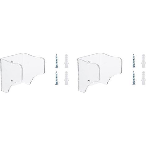 Transparente Wandhalterung für Singer Signature Chamber Gitarre, ideal für Musikliebhaber. Transparenter Wandhaken. (1/5)