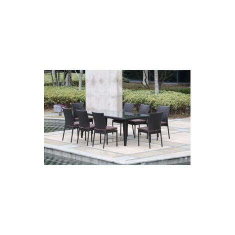 cuscino per sedia sedie poltroncine marrone per arredo Mafalda spessore 4 cm (1/2)