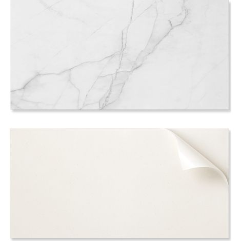 Panel de vinilo autoadhesivo para habitaci贸n juvenil, 100x50 cm, elegante dise帽o de m谩rmol.