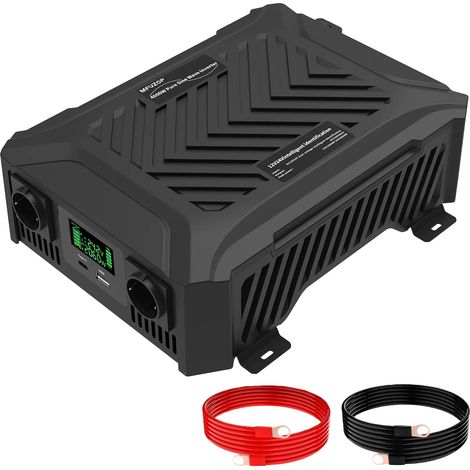 Onduleur, Onde Sinusoïdale Pure, Compatibilité 12V et 24V, 12V 24V à 220V UE (1/2)