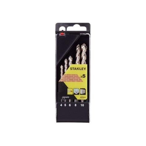 Cassette con 5 brocas para piedra con punta piloto  STANLEY STA56099-QZ
