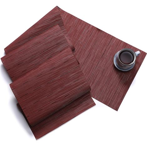 Runner De Table - Vinyle Tissé Résistant À La Chaleur - Antidérapant Lavable En PVC - 135 x 30 cm - Pour Mariage Décoration Maison Pique-Nique (1/5)