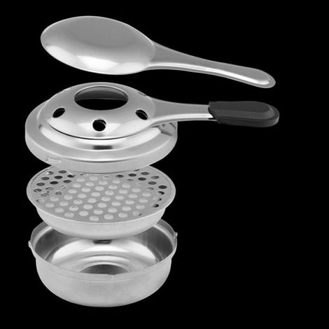 brûleurs de réchaud à alcool en acier inoxydable réchaud à alcool portable Mini réchaud à alcool jardin meuble (1/4)