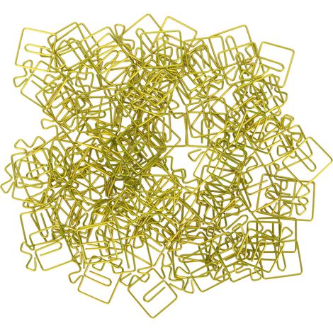 Boîte cadeau de 100 trombones verts en forme de Noël, antidérapants, antirouille, résistants à la décoloration, pour bureau. (1/5)