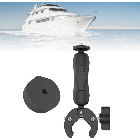 Support de fixation pour poteau Starlink Mini - Support de fixation universel Starlink Mini à angle réglable pour camping-cars, poteaux, yachts et véhicules de loisirs - Support Starlink Mini + adapta (1/5)