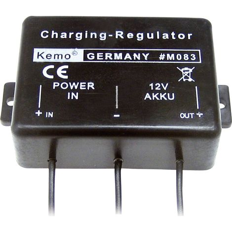 Régulateur solaire et éolien 13.8 V/DC 1.5 A – M083 – Protection contre court-circuit – Coupure automatique de charge – Kemo - Q07634 (1/2)