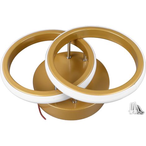 Plafonnier LED rond moderne pour éclairage intérieur (chambre, couloir, cuisine, salle à manger), 110-265 V, lumière blanche 6000 K (1/5)