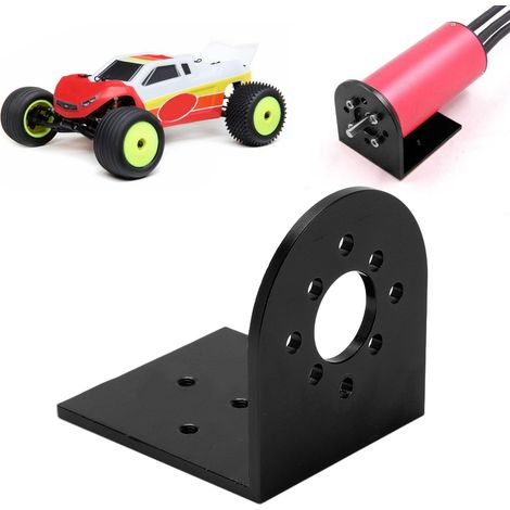 Support de Moteur RC en Métal Base en L pour Moteurs Brushless 4082 5055 avec Écartement de 25mm/30mm Noir