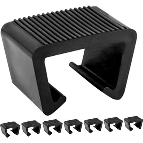 Set mit 8 Stahlbefestigungen, 6 cm, für Rattanmöbel, zur Befestigung von Sofas und Gartenstühlen, Outdoor-Möbelzubehör