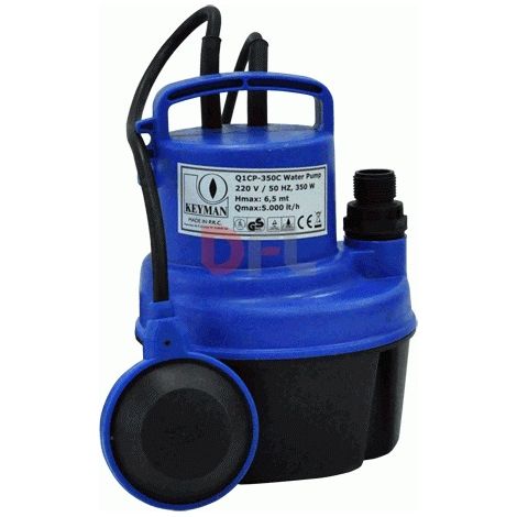 Pompe submersible Keyman 350W 0,47 Hp pour eau claire et propre