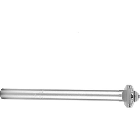 Tige de selle vélo de route 25,4x300 mm en argent, tube de selle anti-chocs pour VTT et vélo de montagne (1/5)