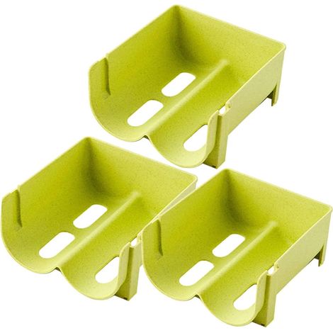 3pièces Supports Empilables pour Bouteilles de Bière Organisateur de Cannettes pour Réfrigérateur Rangement de Boissons pour Maison (1/5)
