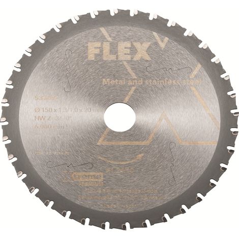 Flex Sägeblatt für Stahl und Edelstahl 150x1,3/1,0x20 HW Z=36/0° f. CSM 57 18-EC
