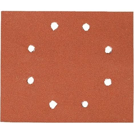 Hojas de 1/4 perforadas con velcro, 120G, 8 hoyos circulares DeWalt DT3033-QZ