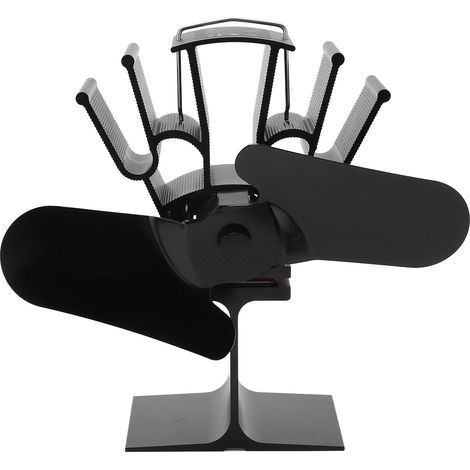 Ortviai Ventilateur de cheminée thermique 2 pales FG9004-2 silencieux 25 dB, résistant à 350 °C (1/3)