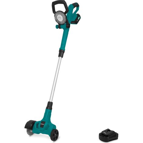 Akku-Fugenbürste 20V - Teleskopstiel inkl. 4.0Ah Akku und Schnellladegerät