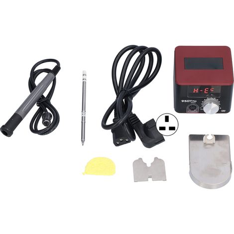 Soldering Station Anti Static Accurate Temperature Control Portable Fast Heat Up 950T PRO Solder Station AC100-240VUK Plug