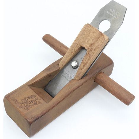 Woodworking Plane, Rabot à Bois Manuel, Longue 180mm Outil de Chanfrein de Charpentier, Lame de Scie à Ruban Outil de Rabotage du Bois pour le Rabotage et la Coupe du Bois Lame 44mm (1/4)