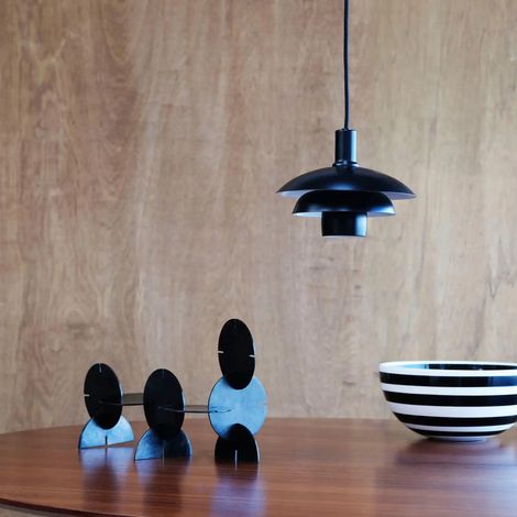 [GEBRAUCHT] B-Ware Dyberg Larsen Hängelampe Pendelleuchte Morph Schwarz Metall ø 30 Cm E27 Lampe