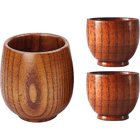 1 Set Sakebecher aus Holz