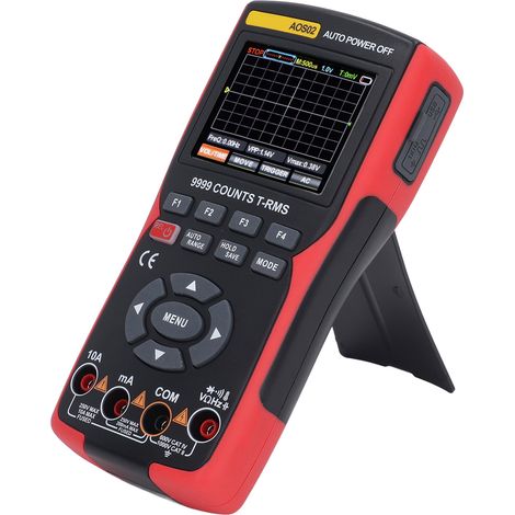 Multimètre oscilloscope 2 en 1 portable avec testeur électrique numérique et double fusible (1/5)