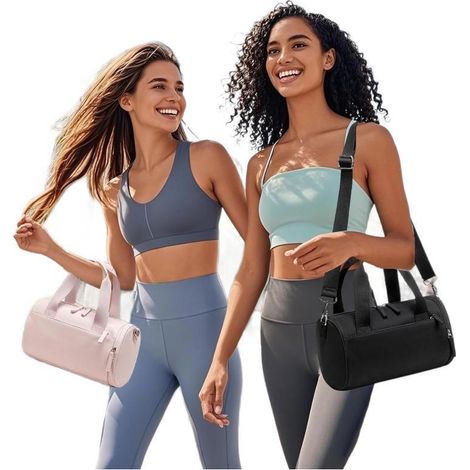 Sac de sport grande capacité, porté épaule ou main avec pochette amovible. (1/5)