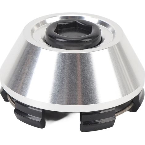 Radnabenkappen, 64 mm, 63 mm, 61 mm, aus robustem ABS-Kunststoff, zum Aufclipsen am Auto, silber (1/5)