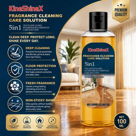 KineShineX Bodenreiniger für den Hausgebrauch: Reinigt, hellt auf, entfernt Flecken und hinterlässt einen angenehmen Duft. (1/5)