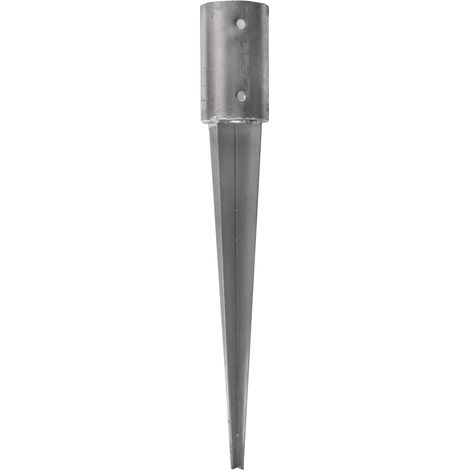 Support pointu pour poteau rond Ø8.1 x 60 cm - Par pièce