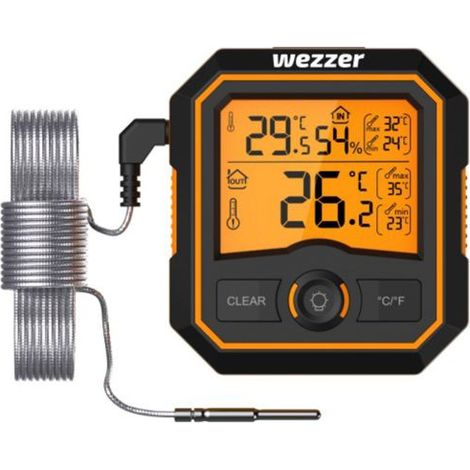 Sauna-Thermometer Levenhuk wezzer sn20 beleuchtetes Display Feuchtigkeit (1/2)