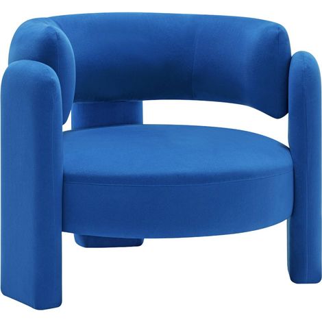 sweeek - Dreibeiniger Sessel mit Stoffbezug Filzoptik