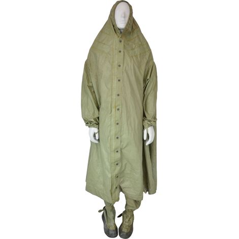 Chaqueta, capa, botas y vadeadores militares de protección química OP1 1 (1/5)